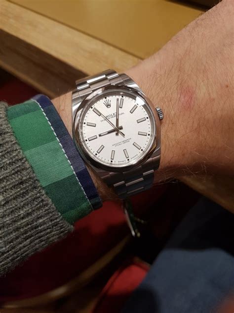 Kaufberatung Rolex Oyster Perpetual 39 weißes Ziffernblatt